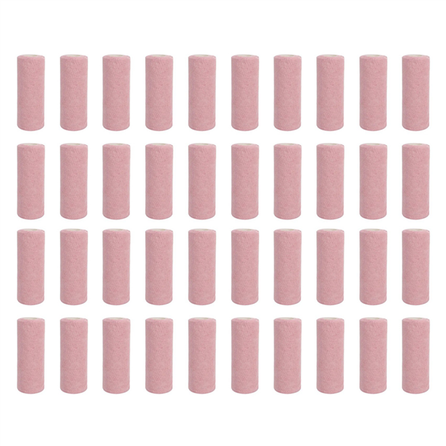 2X Reusable Cleaning Wipe Household Microfiber Towel Rolls Dish Rags Wash Paper Towel Replacement Pink