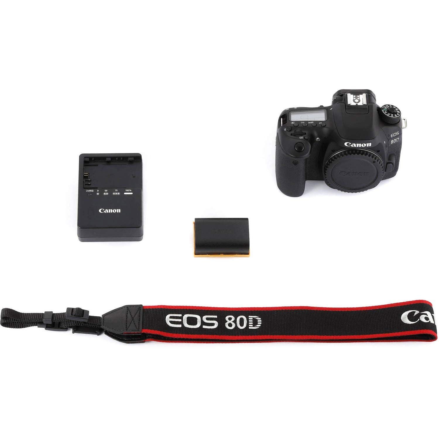 Canon EOS 80D Digital SLR Camera Video Creator Kit with EF-S 18 
