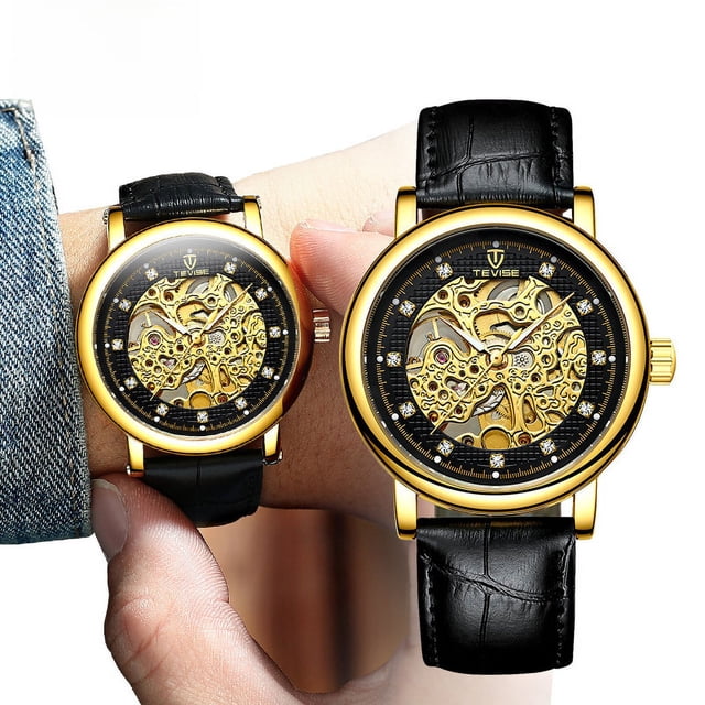 Reloj de negocios resistente al agua Reloj para hombre Reloj totalmente mecánico para hombre Reloj mecánico