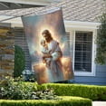 thumbnail image 3 of Cayyon Jesus Flags 3x5 (Jesus Baby Flag Banner) Jesus Flag Banner with 2 Brass Grommets for Outside Vertical Holiday Yard Décor, 3 of 3