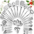 thumbnail image 1 of 29 pcs Kitchen Utensils Set Cooking Utensils Set,Stainless Steel Utensils Set, 1 of 7