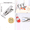 Silver A, variant on Clothes Drying Hanger,Sock Hanger for Drying,Stainless Steel Sock Air Drying Rack,Windproof Anti-Lost for All Small Laudry Item and Herbs