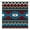 Red Blue Black, variant on Southwestern Tribal Aztec Shower Curtain for Bathroom, American Native Ethnic Geometric Western Boho Shower Curtain Sets, Waterproof Fabric Bathroom Accessories Sets with Hooks