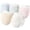 White Beige Blue Green Pink, variant on Mittens with String No Scratch Mitts 5 Pack 0-12month