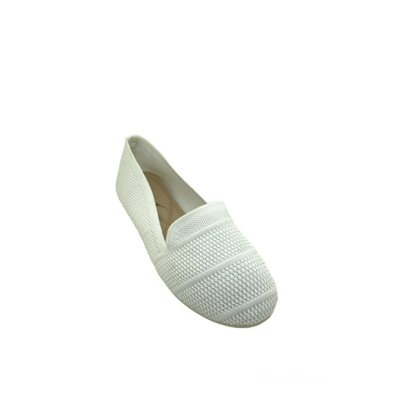 Victoria K Solid Knitted Textured Everyday Ladies Flats,