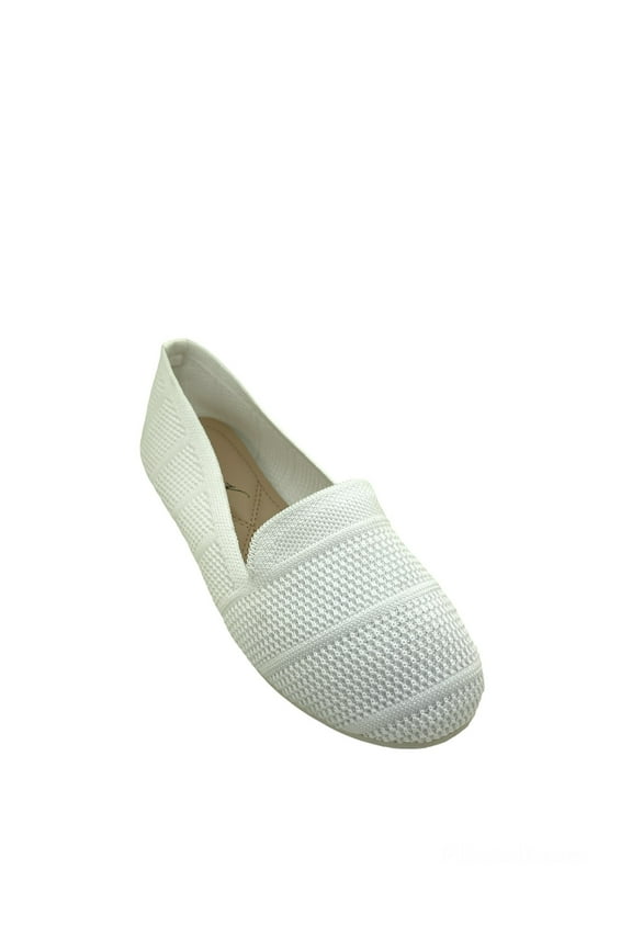 Solid Knitted Textured Everyday Ladies Flats,