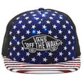 thumbnail image 2 of Vans Off The Wall Men's Americana Stars & Stripes Surf Patch Trucker Hat Cap, 2 of 3