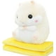 thumbnail image 1 of Cojín de peluche con forma de hámster de peluche con manta de 50 cm, 1 of 4