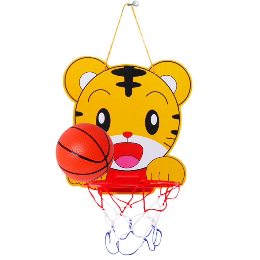 Mosunx Kids Toy Basketball Hoop Board Plastic Hoop Set With Indoor Hanging Hoops Game by