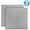 Light Gray, variant on Odies 2 Pack Shower Stall Mat, 21x21 Square Bathroom Bath Tub Mats for Stand up Showers and Small Bathtubs Drain Holes Keep Floor Clean, Suction Cups Soft on Feet Machine Washable Clear