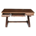 thumbnail image 5 of Whitewood Industries Inc. Espresso Parawood Executive Desk with Zosiac Base and Chair, 5 of 6