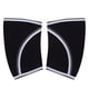 thumbnail image 1 of Rodilleras gruesas y transpirables Ormromra para levantamiento de pesas Negro L, 1 of 8