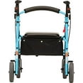 thumbnail image 3 of NOVA Medical Products 18" Zoom Rolling Walker, Sky Blue, 3 of 7