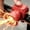 Red, variant on Electric Bike Horn, Cycling Accessory Mini Electronic Horn Replaceable Battery Waterproof Lightweight Portable Strap Mount for Outdoor Riding Commute