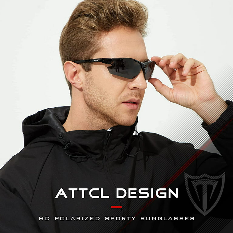 ATTCL Mens sunglasses, Polarized Cycling Glasses For Women and Men