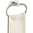 thumbnail image 4 of Namzi Self Adhesive Towel Ring for Bathroom Stainless Steel Adhesive Hand Towel Holder No Drilling Modern Hand Towel Hanger Stick on Wall Brushed Nickel, 4 of 5