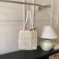 thumbnail image 3 of predolo Bolso Paja Floral Estilo Bohemio Bolso de Playa Tejido Ligero Tote Veraniego Tejido para Mujeres, Estación Cálida, Vacaciones, Compras, 3 of 9