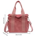 thumbnail image 3 of Bolso Mujer Casual Satchel Correa Ajustable Versátil Viajes Rosa, 3 of 8