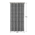 thumbnail image 5 of Black and White Small Checkered Pattern Shower Curtain 36"x72" ,Bathroom Decorative Shower Curtains Set with 12 Hooks,Modern Waterproof Washable Shower Curtain, 5 of 6