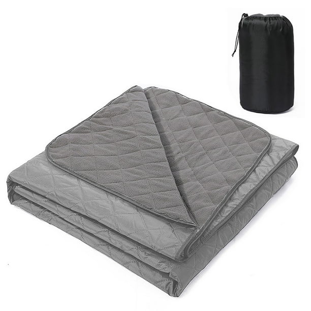 Manta para sofá, manta de picnic, manta para acampar al aire libre, gruesa, portátil, plegable, 200 x 145 cm