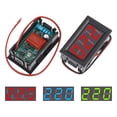 thumbnail image 6 of LED digital 2-line AC voltage table red blue green AC220V 70V ~ 500V Voltmeter, 6 of 8