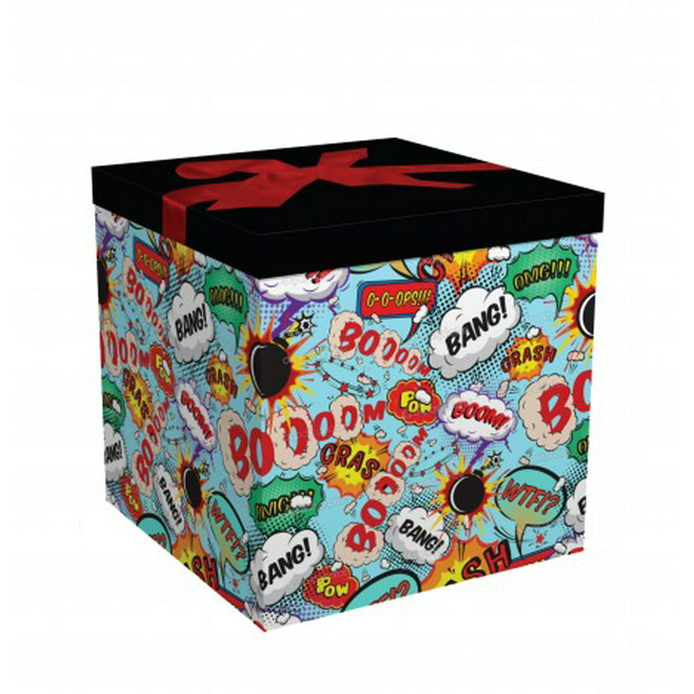 Gift Box 9x9x9 Big Bang Pop up in Seconds comes with