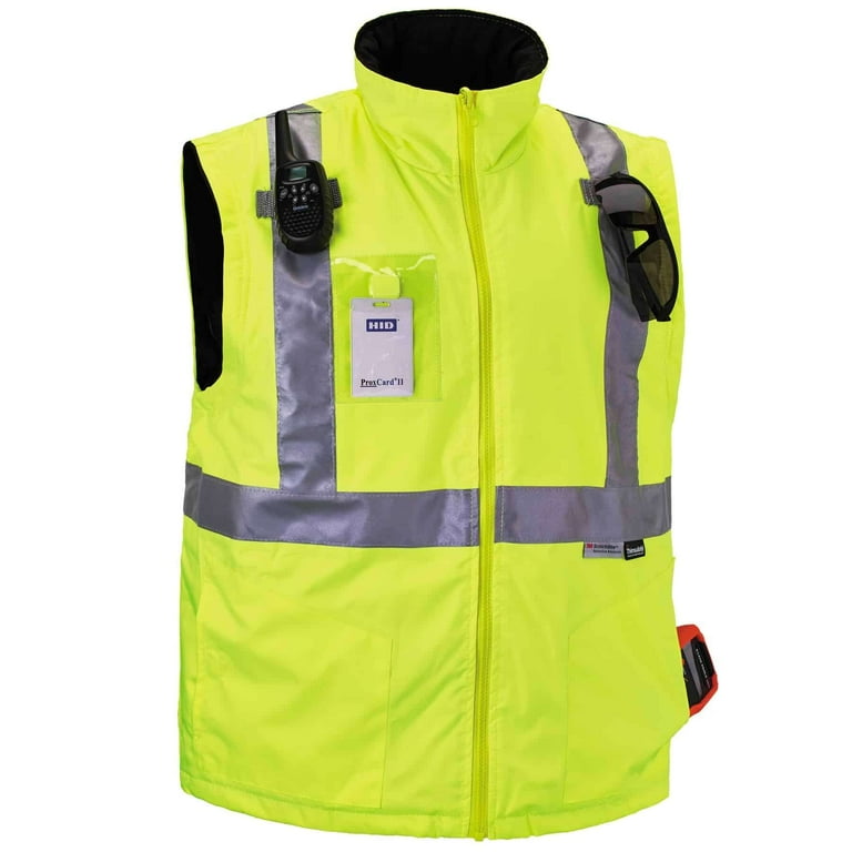 Ergodyne Insulated Cooler Jacket - Cold Storage Workwear Rated To -10°F With Reflective Accents