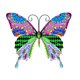 thumbnail image 1 of Valla de mariposa de metal para decoración de jardín, arte de patio, mariposa grande, escultura de balcón para terraza al aire libre, rojo, color, 1 of 5
