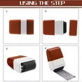 thumbnail image 4 of HOTBEST Identity Theft Protection Roller Stamp Identity Guard Roller Stamp Wide Rolling Security Stamp for ID Privacy Confidentiality and Address Blocker Portable Self-Inking(Pink/Blue/Brown/Yellow), 4 of 8