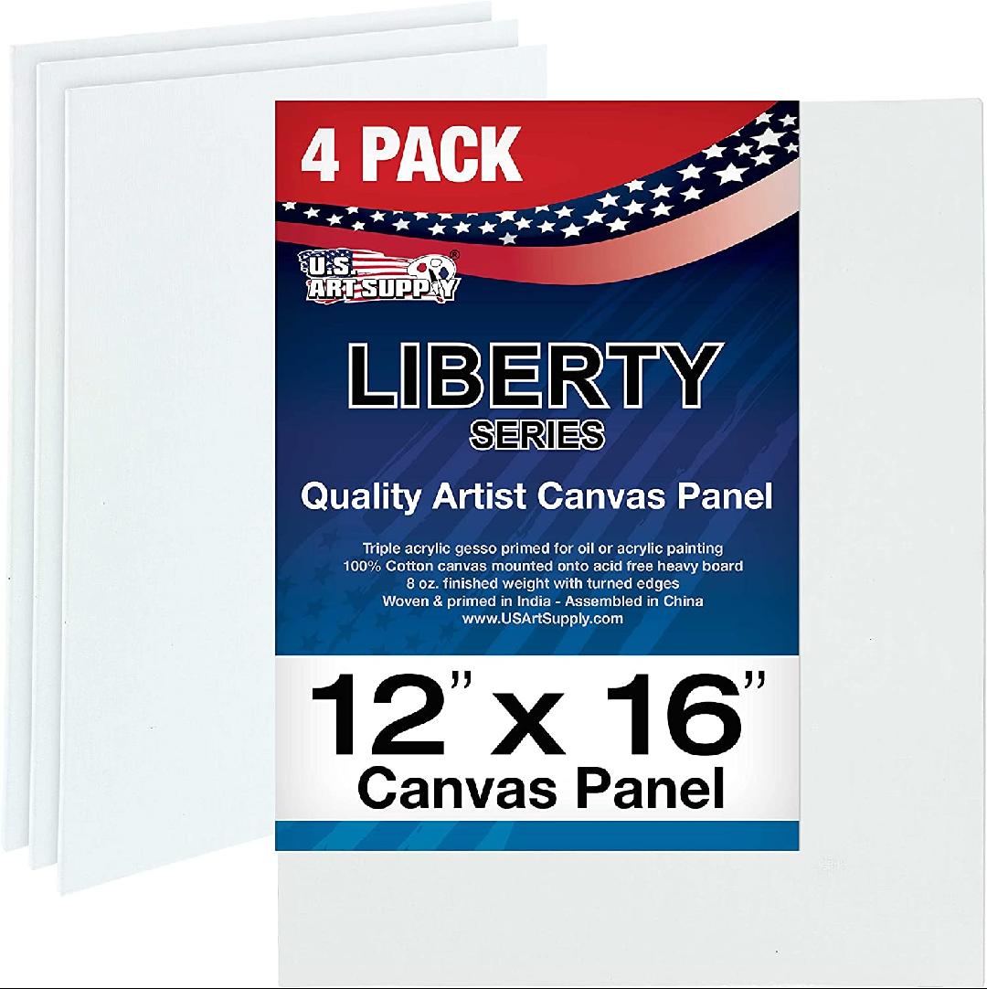 12 X 16 inch Professional ist Quality Acid Free Canvas Panel Boards for
