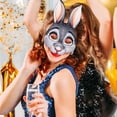 thumbnail image 5 of ERK Easter Decor Halloween Easter Carnival Party Makeup Rabbit Animal Cartoon, 5 of 5