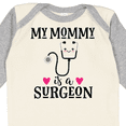 thumbnail image 4 of Inktastic Surgeon Mom Baby Girls Long Sleeve Baby Bodysuit, 4 of 5
