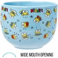 thumbnail image 5 of Silver Buffalo Sanrio Hello Kitty and Friends Keroppi Fishing and Doodling Ceramic Ramen Noodle Rice Bowl with Chopsticks, Microwave Safe, 20 Ounces, 5 of 8