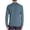 Blue, variant on Fesfesfes Long Sleeve Shirt Men Long-Sleeve Beefy Muscle Basic Solid Pure Color Blouse Tee Shirt Top Under $10