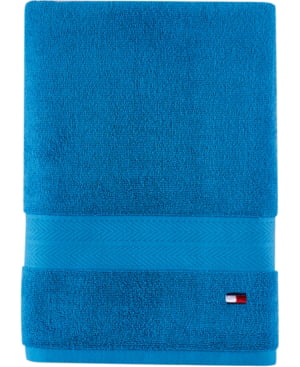 NWT TOMMY HILFIGER Towel White Coral Cotton Bath Hand Choose Set Soft Stripes 