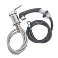 thumbnail image 1 of Hair Salon Shampoo Basin Sink Hot and Cold Water Pipe Handle Shower Hose Faucet Replacement Kit, 1 of 6