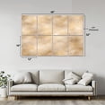 thumbnail image 2 of Rustic Farmhouse 8 Pack Art Acoustic Panels Sound Absorbing Beautiful marble natural Beige Parchment Decorative Soundproof Wall Panels Self Adhesive for Nursery Game Room Bedroom 48"x32", 2 of 6