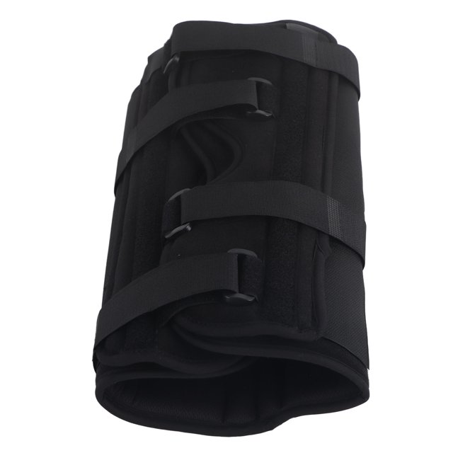 Adjustable Knee Brace for Sprains Dislocations Injuries Three Panel Design with Six Adjustable Straps Knee Immobilizer Speed Recovery Reduce Pain