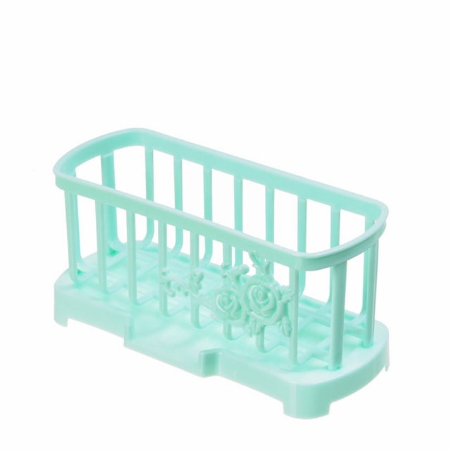 Under 10 Drain Rack Household Rag Rack Kitchen Supplies Table Top Cleaning Rack Sink Storage Rack Household Large Sponge Storage Rack