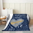 thumbnail image 2 of Cozy Retirement Gift Blanket - Soft Flannel with Heartfelt Message for Retired Worker, Perfect for Couch, Bed, Office, and Travel, 2 of 6