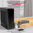 thumbnail image 4 of Transmisor/receptor Bluetooth 5.0 Lcd Para Pc, Tv, Bocina Gris, 4 of 5