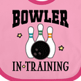 thumbnail image 4 of Inktastic Future Bowler in Training Bowling Boys or Girls Baby Bib, 4 of 4
