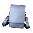 thumbnail image 3 of Bolsa para tijeras de peluquería de piel sintética resistente con 8 ranuras. Gris, 3 of 7