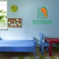 thumbnail image 3 of Play Share Imagine Laugh Dinosaur Wall ArtWall Decal Decoration My Dinosaurs ate my Homework Joyful Cartoon Cartoon Animals Decorating Ideas for Child's Bedroom Size: 10 In(W) x 9 In(H), 3 of 5