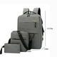 thumbnail image 2 of Mochila de Viaje para Portátil, Mochila Grande Unisex, Mochila de Negocios de 17 Pulgadas con Bandolera y Monedero, Bolso Universitario de Tres Piezas, 2 of 7