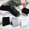 thumbnail image 6 of VEGCOO 8 Pairs Men's Ankle Athletic Socks, Cushioned Breathable Socks, 6 of 7