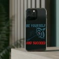 thumbnail image 3 of DistinctInk Clear Case for Apple iPhone 15 PRO (6.1" Screen) - Be Yourself And Succeed, 3 of 9