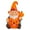 A, variant on SDJMa 5.5" Halloween Gnome Figurine with LED Light, Battery Operated Lighted Gnome Pumpkin Resin Statue for Halloween Party Home Tabletop Decor