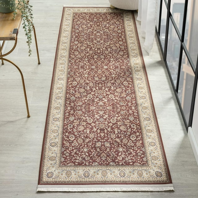 BY COCOON 2'x10' Runner Rug| Carpet Runner Kitchen Rug Kitchen Runner Washable Rug Entryway Rugs Hallway Runner Runners Rugs for Hallway Non Slip Kitchen Carpet (80 Cm x 305 Cm)