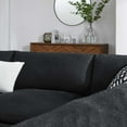 thumbnail image 5 of Modway Commix 5-Piece Upholstered Modern Fabric Sectional Sofa in Black, 5 of 5